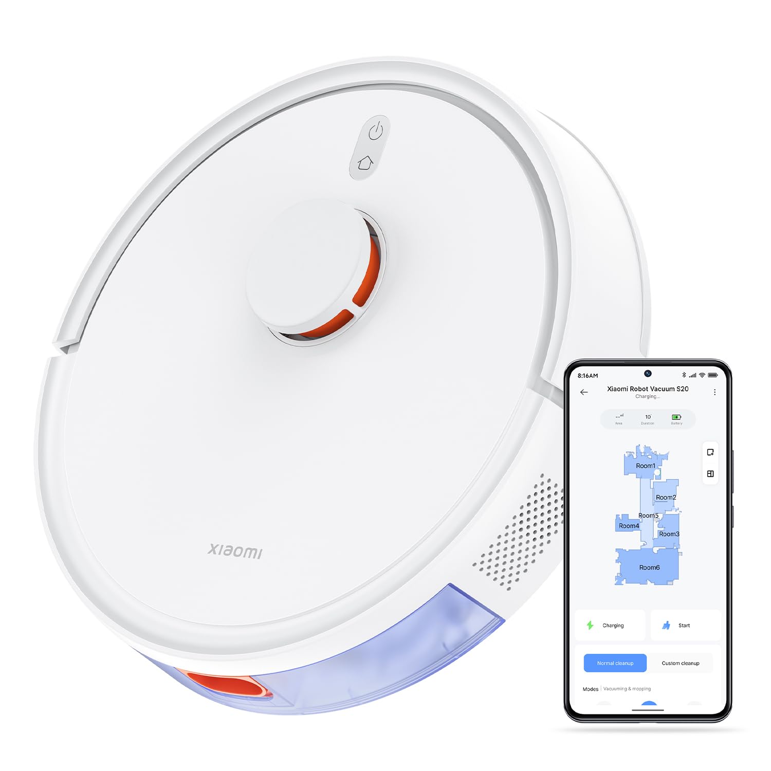 Robô Aspirador Xiaomi Robot Vacuum S20 com Mapeamento Bivolt