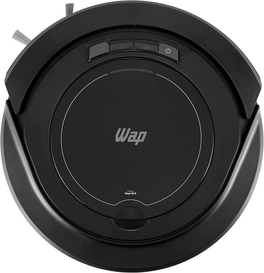 Robô Aspirador WAP Robot W90 3 em 1 com Sensor Antiqueda Bivolt