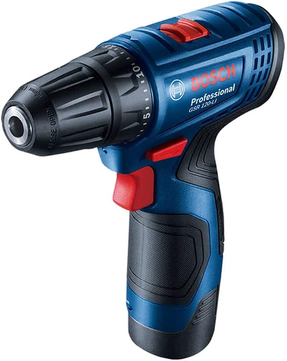 Parafusadeira e Furadeira Bosch GSR 120-LI 12V com 2 Baterias e Maleta - Imagem 3