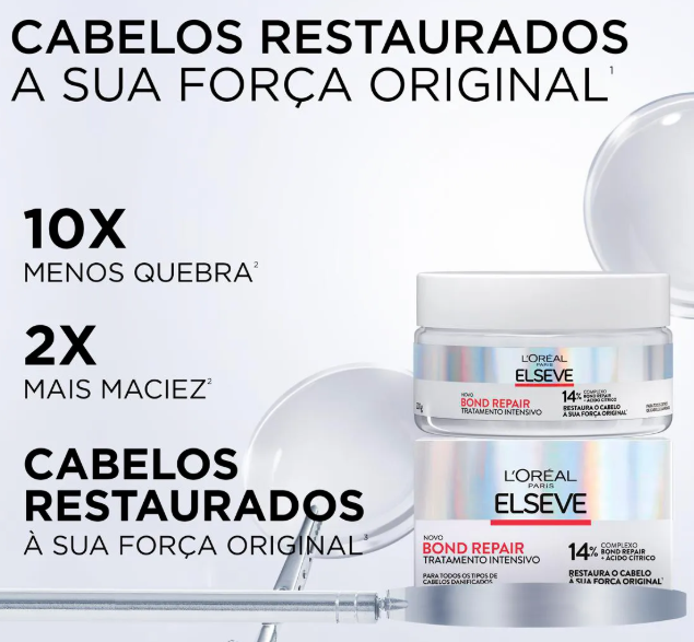 Máscara de Tratamento Intensivo L’Oréal Paris Elseve Bond Repair 200g - Imagem 5