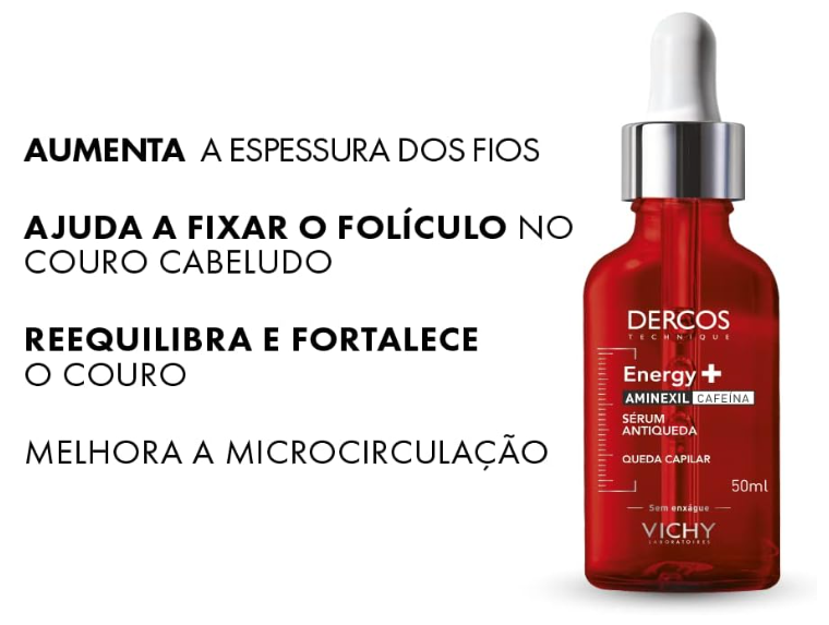 Sérum Capilar Antiqueda Vichy Dercos Energy+ 50ml - Imagem 4