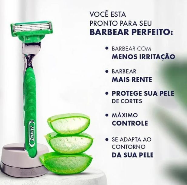 Carga para Aparelho de Barbear Gillette Mach3 Sensitive 16 unidades - Imagem 3