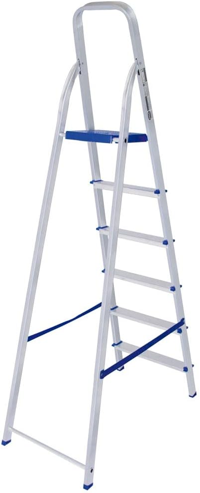 Escada de Alumínio Mor 5104 6 Degraus 120 kg - Imagem 2